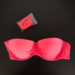 Hot pink Victoria’s Secret bathing suit top 34B